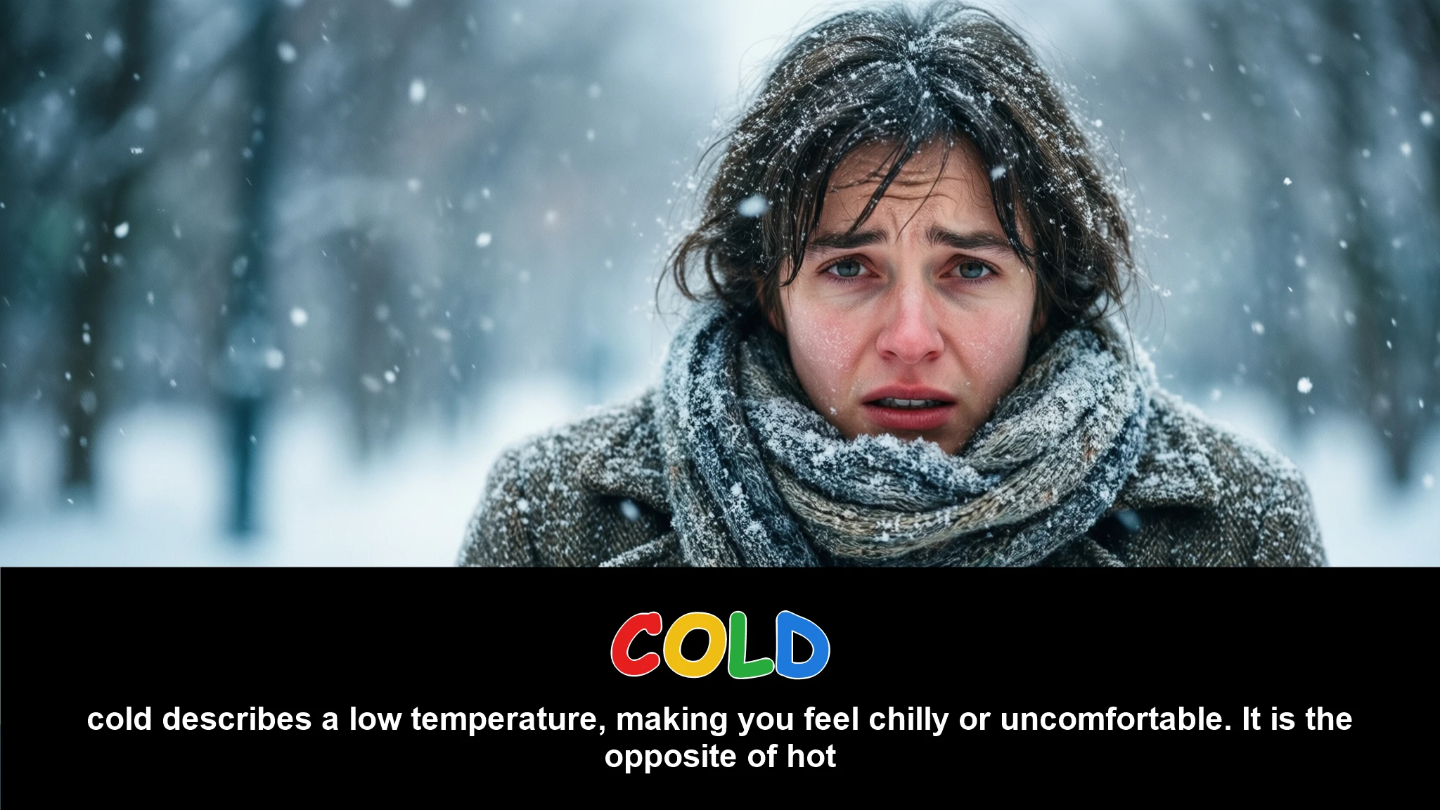 English Illustration for cold